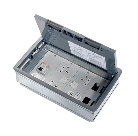 schneider electric floor box|power data floor box.